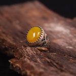 انگشتر شرف الشمس مردانه کد 5949