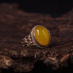 انگشتر شرف الشمس مردانه کد 5957