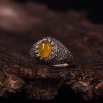 انگشتر شرف الشمس مردانه کد 5958