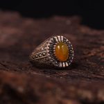 انگشتر شرف الشمس مردانه کد 5959