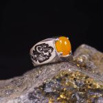 انگشتر شرف الشمس مردانه کد 5969