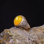 انگشتر شرف الشمس مردانه کد 5972