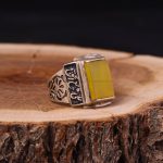 انگشتر شرف الشمس مردانه کد 5992