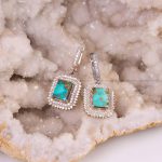 گوشواره فیروزه زنانه کد 5901