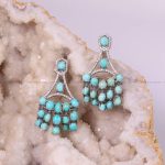 گوشواره فیروزه زنانه کد 5904