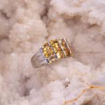 انگشتر سیترین زنانه کد 5906