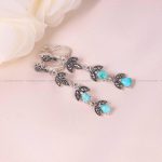 گوشواره فیروزه زنانه کد 5910