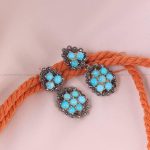 گوشواره فیروزه زنانه کد 5918