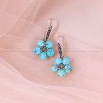 گوشواره فیروزه زنانه کد 5927