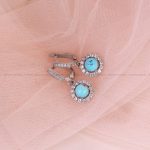 گوشواره فیروزه زنانه کد 5930