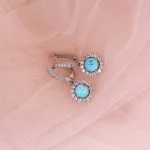 گوشواره فیروزه زنانه کد 5930