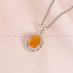 گردنبند عقیق زنانه کد 5995