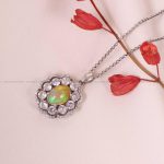 گردنبند اوپال زنانه کد 6020