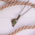 گردنبند زمرد زنانه کد 6060