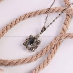 گردنبند یاقوت کبود زنانه کد 6062