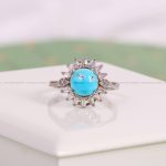 نگشتر فیروزه شجری زنانه کد 6094