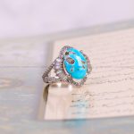 نگشتر فیروزه شجری زنانه کد 6098