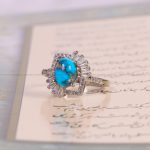 نگشتر فیروزه شجری زنانه کد 6100