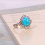 نگشتر فیروزه شجری زنانه کد 6101