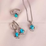 نیم ست فیروزه