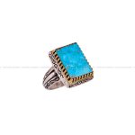 انگشتر فیروزه شجری مردانه کد 3948