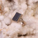 انگشتر حدید مردانه کد 6246