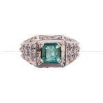 انگشتر زمرد مردانه کد 6232