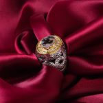 انگشتر عقیق شجر مردانه کد 6236