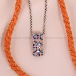 گردنبند طرح جواهری زنانه کد 6646