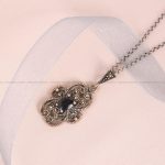 گردنبند یاقوت کبود زنانه کد 6661