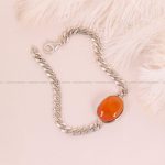 دستبند عقیق یمن زنانه کد 6671