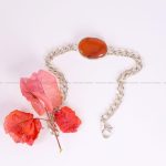 دستبند عقیق یمن زنانه کد 6675