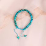 دستبند فیروزه خزامه کد 6691