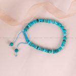 دستبند فیروزه خزامه کد 6693