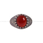 انگشتر عقیق مردانه کد 6696