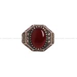 انگشتر عقیق مردانه کد 6715