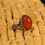 انگشتر عقیق مردانه کد 6719