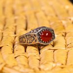 انگشتر عقیق مردانه کد 6723