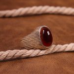 انگشتر عقیق مردانه کد 6731