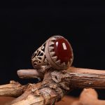 انگشتر عقیق مردانه کد 6749