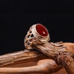 انگشتر عقیق مردانه کد 6752