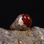 انگشتر عقیق مردانه کد 6761