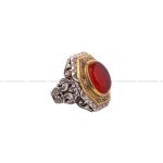 انگشتر عقیق یمن مردانه کد 6434