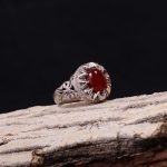 انگشتر عقیق مردانه کد 7897