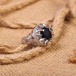 انگشتر طرح ياقوت کبود مردانه کد 7909