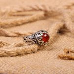 انگشتر عقیق یمن مردانه کد 7910