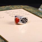 انگشتر عقیق یمن مردانه کد 7929