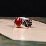 انگشتر عقیق یمن مردانه کد 7937