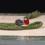 انگشتر عقیق یمن مردانه کد 7938