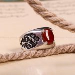 انگشتر عقیق یمن مردانه کد 7945